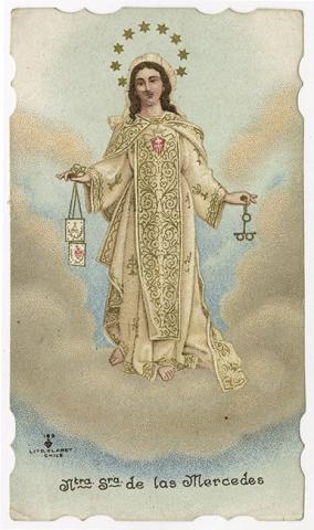 Primera imagen del registro Estampa de nuestra Señora de Las Mercedes
