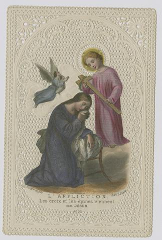 Primera imagen del registro Estampa religiosa L'affliction