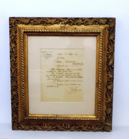 Primera imagen del registro Carta de A. Giraud a Jenaro Santander