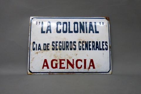 Primera imagen del registro Letrero