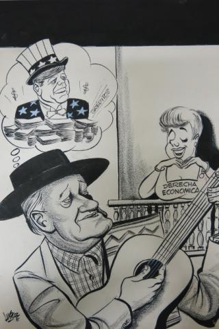 Primera imagen del registro Caricatura de Jorge Alessandri