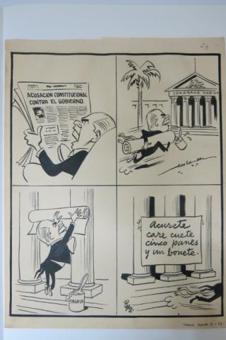 Primera imagen del registro .......política agosto 1952