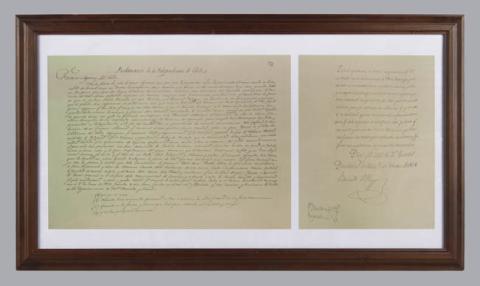 Primera imagen del registro Proclamación de la Independencia de Chile