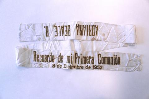 Primera imagen del registro Cinta de comunión