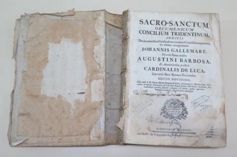 Primera imagen del registro Sacro-Sacntum Oecumenicum Concilium Tridentinum