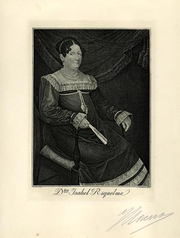 Primera imagen del registro Retrato de Doña Isabel Riquelme