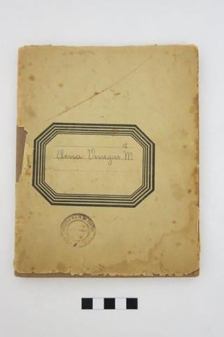 Primera imagen del registro Cuaderno de caligrafía gótica