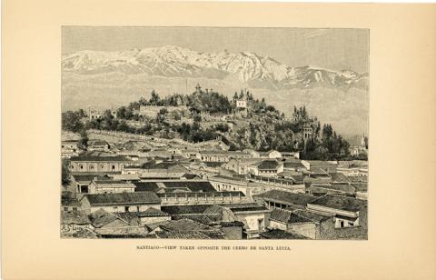 Primera imagen del registro Santiago, View Taken Opposite the Cerro de Santa Lucia