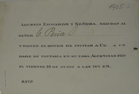 Primera imagen del registro Invitación a un Baile
