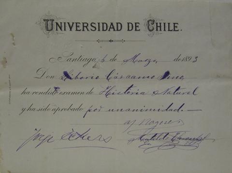 Primera imagen del registro Certificado de Estudios