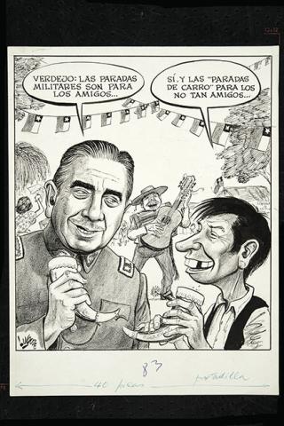 Primera imagen del registro Augusto Pinochet y Verdejo