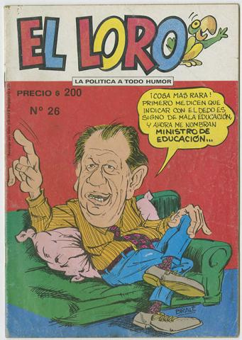 Primera imagen del registro El Loro, N°26