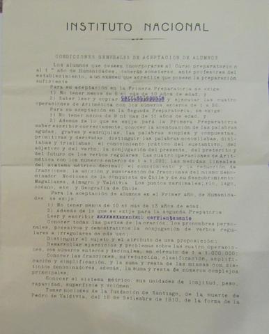 Primera imagen del registro Condiciones Generales de Aceptación de Alumnos
