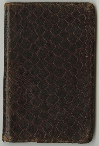 Primera imagen del registro Libreta personal de Pedro Aguirre Cerda durante su exilio (ca. 1927-1930)