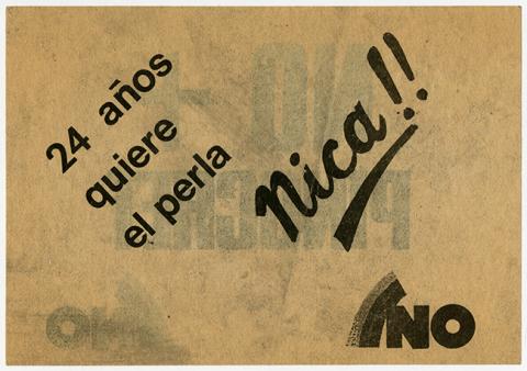 Primera imagen del registro Panfleto 24 años quiere el perla Nica!! NO