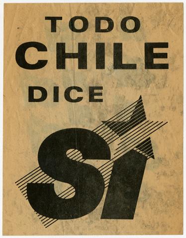Primera imagen del registro Panfleto Todo Chile dice Sí