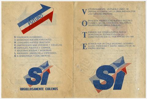 Primera imagen del registro Panfleto Vote Sí