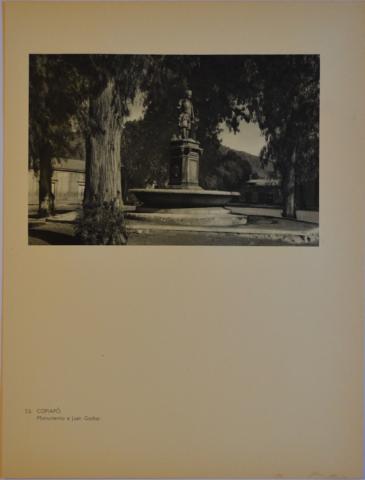 Primera imagen del registro Copiapó. Monumento a Juan Godoy