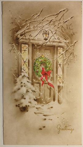 Primera imagen del registro Tarjeta de Navidad y Feliz Año Nuevo (en inglés) de Carmenza dirigida a Joaquín Edwards Bello