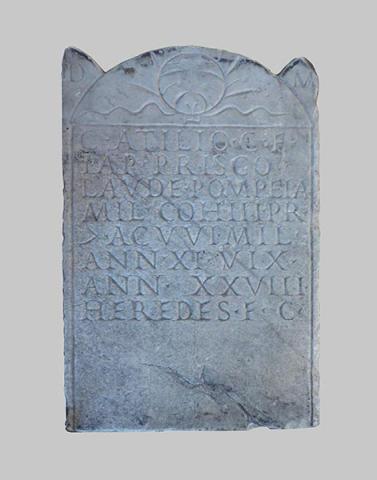 Primera imagen del registro Inscripción de Caius Atilio
