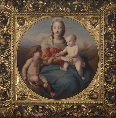 Primera imagen del registro Virgen con el niño Dios y San Juanito