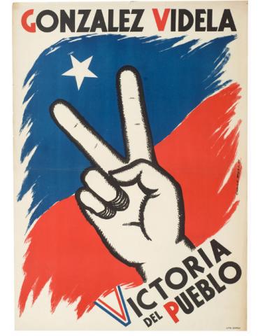 Primera imagen del registro González Videla victoria del pueblo
