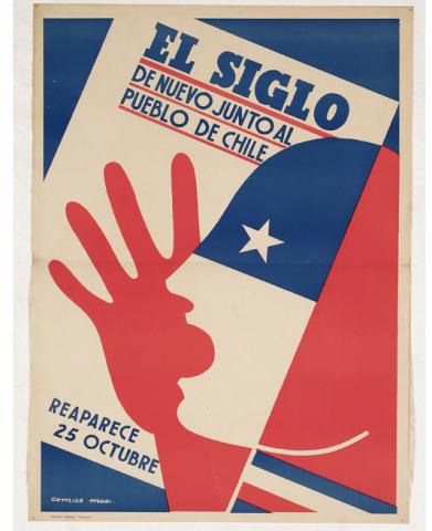 Primera imagen del registro El Siglo, de nuevo junto al pueblo de Chile