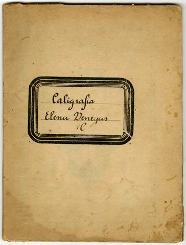 Primera imagen del registro Cuaderno de caligrafía gótica