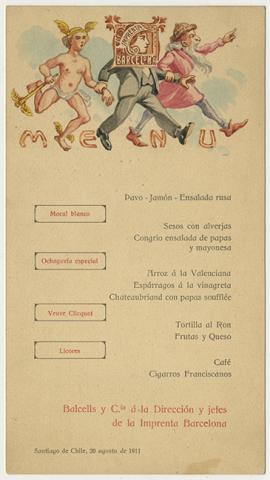 Primera imagen del registro Menú a Imprenta Barcelona