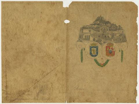 Primera imagen del registro Menú al Infante Don Fernando de Baviera y Borbón , a las fiestas conmemorativas del descubrimiento del Estrecho de Magallanes