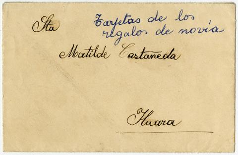 Primera imagen del registro Tarjetas dedicatorias y recuerdo nupcial
