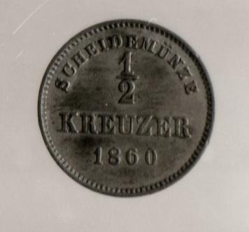 Primera imagen del registro 1/2 Kreuzer