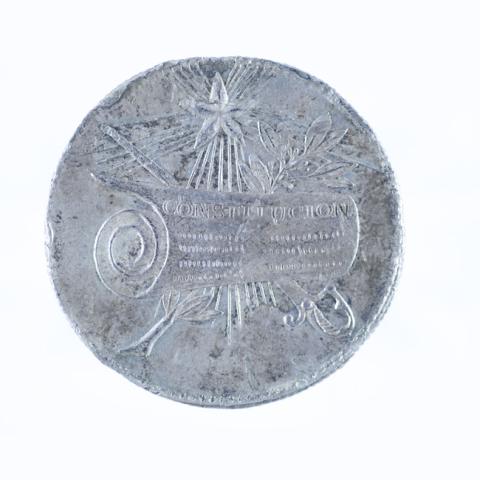 Primera imagen del registro Medalla a la constitución de 1833