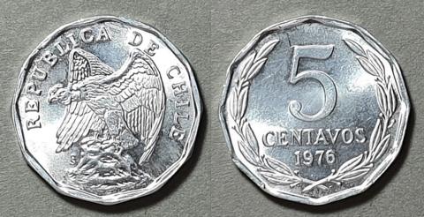 Primera imagen del registro Moneda de 5 centavos (República)