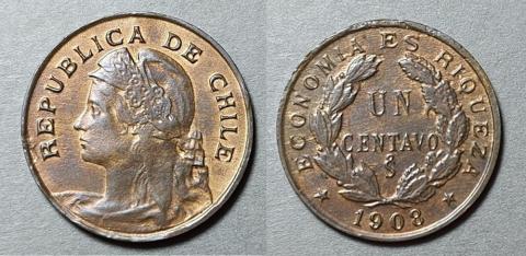 Primera imagen del registro Moneda de 1 centavo (República)