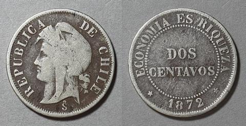 Primera imagen del registro Moneda de 2 centavos (República)