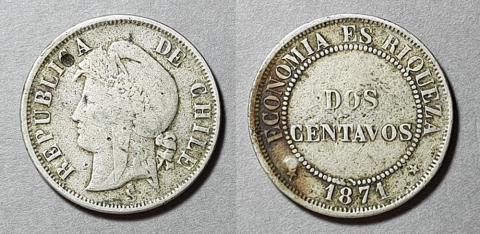 Primera imagen del registro Moneda de 2 centavos (República)