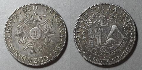 Primera imagen del registro Moneda de 8 Reales (República)