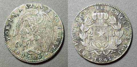 Primera imagen del registro Moneda de 2 Reales (República)
