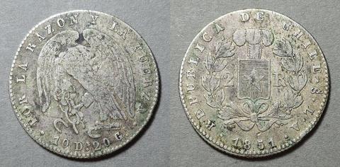 Primera imagen del registro Moneda de 2 Reales (República)