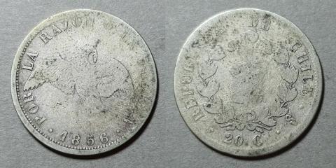 Primera imagen del registro Moneda de 20 centavos (República)