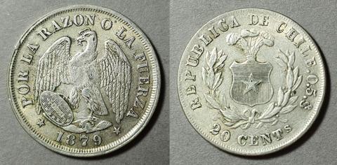 Primera imagen del registro Moneda de 20 Centavos (República)