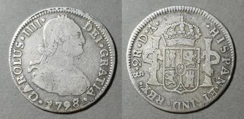 Primera imagen del registro Moneda de 2 Reales (Carlos IV)
