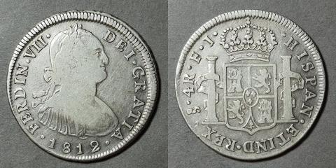 Primera imagen del registro Moneda de 4 Reales (Fernando VII)