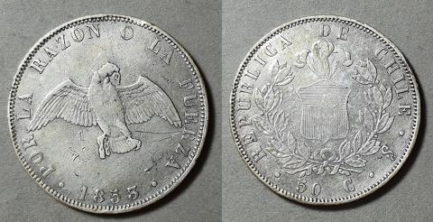 Primera imagen del registro Moneda de 50 Centavos (República)