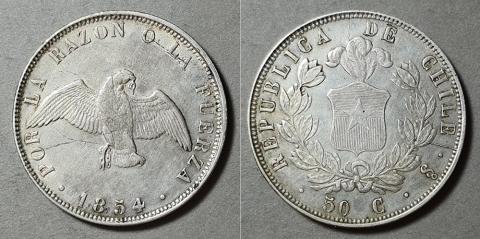 Primera imagen del registro Moneda de 50 Centavos (República)