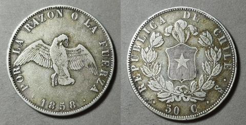 Primera imagen del registro Moneda de 50 Centavos (República)