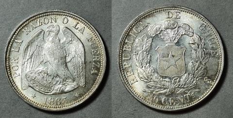 Primera imagen del registro Moneda de 50 Centavos (República)