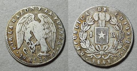 Primera imagen del registro Moneda de 1 Real (República)