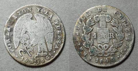 Primera imagen del registro Moneda de 1 Real (República)